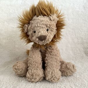 Jellycat London Medium Fuddlewuddle Lion Plush Stuffed Animal Toy Brown